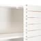 Organize It All 3-Shelf White Bamboo Over the Toilet Cabinet